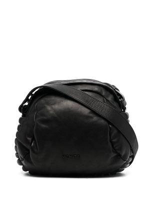 Vic Matie quilted-detail shoulder bag - Black
