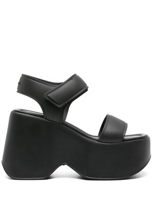 Vic Matie Rubby platform-wedge sandals - Black