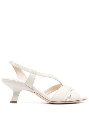 Vic Matie strappy leather sandals - White