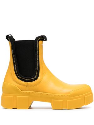 Vic Matie two-tone leather Chelsea boots - Yellow