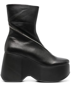 Vic Matie Yoko 120mm leather ankle boots - Black
