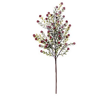 Vickerman 20.5" Frosted Red Berry Greenery Spra y, Set of 3