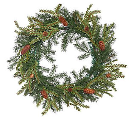 Vickerman 20" Hemlock-Angel Pine Wreath