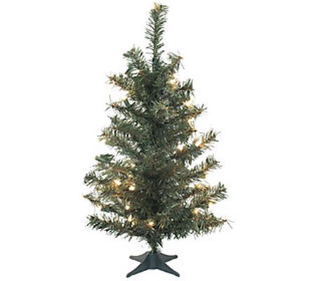 Vickerman 24" Canadian Pine Dural Christmas Tre e