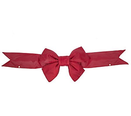 Vickerman 24" Red Nylon Outdoor Christmas Bow