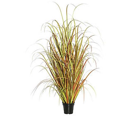 Vickerman 36" PVC Artificial Potted Mixed Brown Grass