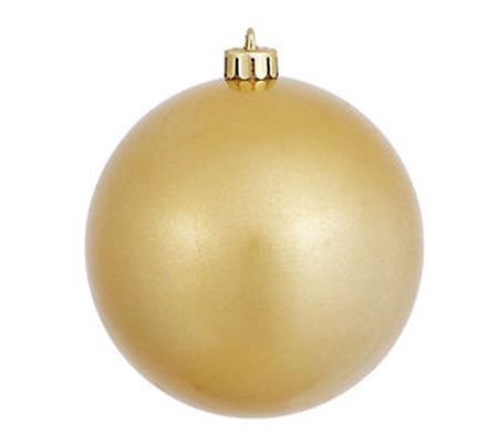 Vickerman 4.75" Candy Ball Christmas Ornament, 4 per Bag