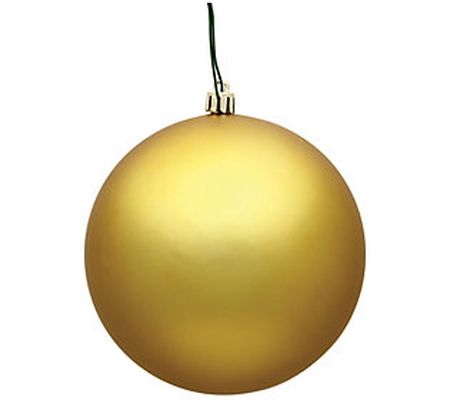 Vickerman 4" Matte Ball Ornament, 6 per Bag