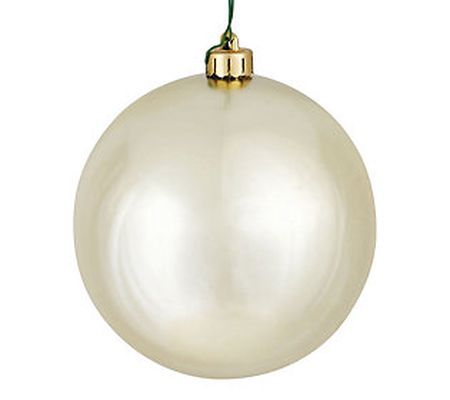 Vickerman 4" Shiny Ball Ornament, 6 per Bag
