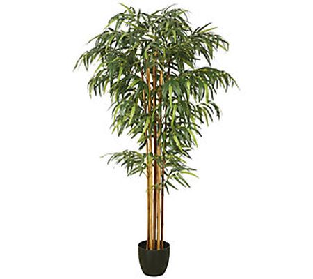 Vickerman 6' Artificial Green Bamboo Tree.