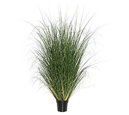 Vickerman 60" PVC Artificial Potted Green Curle d Grass
