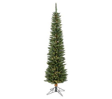 Vickerman 7.5' x 23" Durham Pole LED Artificial Christmas Tree