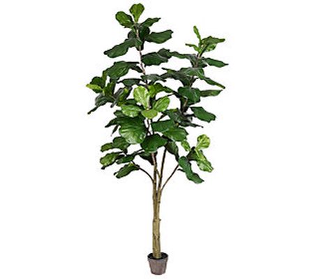 Vickerman 7' Artificial Potted Fiddle Tree