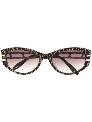 Victor Glemaud gradient cat-eye sunglasses - Black