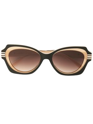 Victor Glemaud gradient-lens cat-eye sunglasses - BLACK