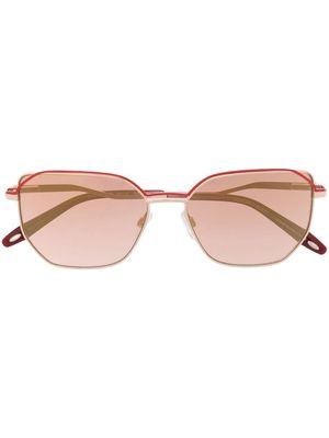 Victor Glemaud tinted butterfly-frame sunglasses - Gold
