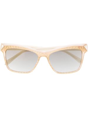 Victor Glemaud tinted cat-eye sunglasses - Gold