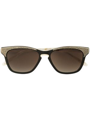 Victor Glemaud tinted-lens square-frame sunglasses - BLACK