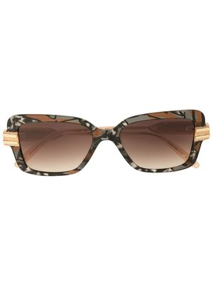 Victor Glemaud tortoiseshell-effect oversize sunglasses - Grey