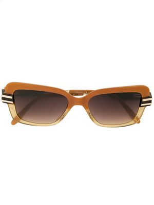 Victor Glemaud two-tone square-frame sunglasses - Red