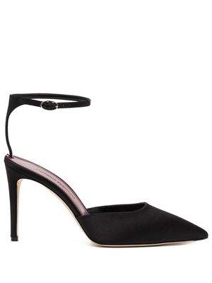 Victoria Beckham 105mm pointed leather sandals - Black