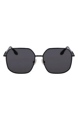Victoria Beckham 58mm Square Sunglasses in Black