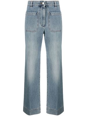 Victoria Beckham Alina high-waisted jeans - Blue
