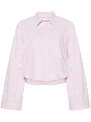 Victoria Beckham button-up cropped shirt - Pink
