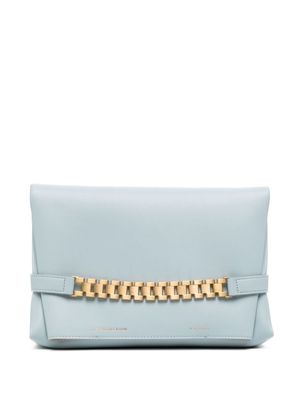 Victoria Beckham chain-detail clutch bag - Blue