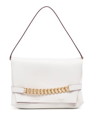 Victoria Beckham chain-detail clutch bag - WHITE