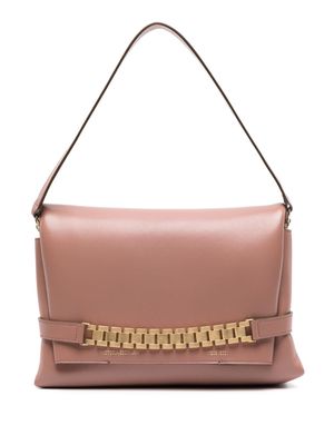 Victoria Beckham chain-detail leather shoulder bag - Pink