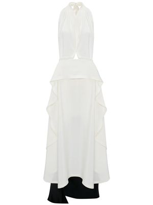 Victoria Beckham Circle Draped dress - White