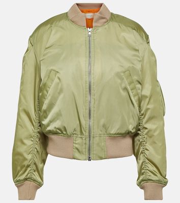 Victoria Beckham Cropped bomber jacket