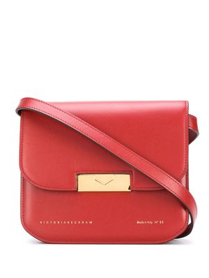 Victoria Beckham Eva foldover crossbody bag - Red
