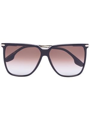 Victoria Beckham Eyewear square-frame gradient sunglasses - Black