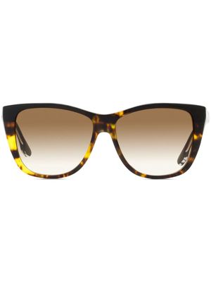 Victoria Beckham Eyewear tortoiseshell square-frame sunglasses - Brown