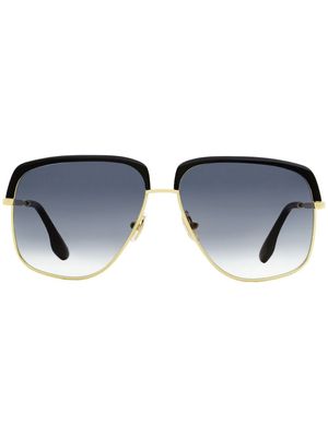 Victoria Beckham Eyewear VB201S rectangle-shape sunglasses - Gold