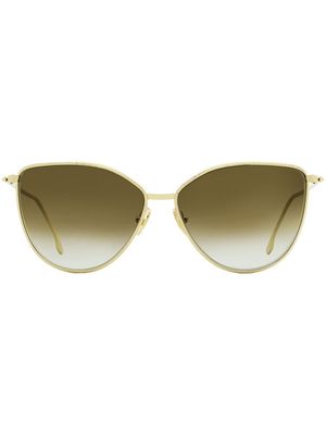 Victoria Beckham Eyewear VB209S cat-eye frame sunglasses - Gold