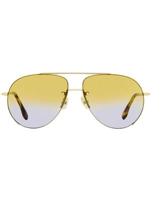 Victoria Beckham Eyewear VB213S pilot-frame sunglasses - Gold