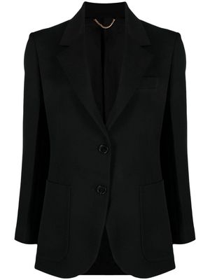 Victoria Beckham gabardine single-breasted blazer - Black
