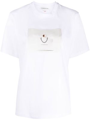 Victoria Beckham graphic-print T-shirt - White