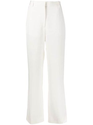 Victoria Beckham high-rise wide-leg trousers - White