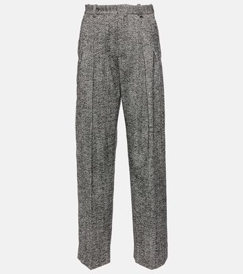 Victoria Beckham High-rise wool-blend wide-leg pants