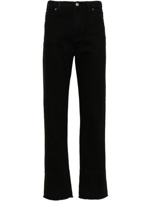 Victoria Beckham high-waist straight-leg jeans - Black