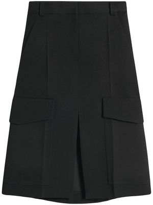 Victoria Beckham high-waisted A-line skirt - Black