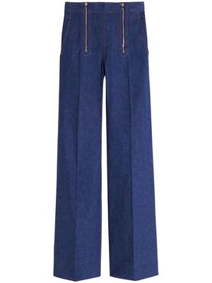 Victoria Beckham high-waisted flared jeans - Blue
