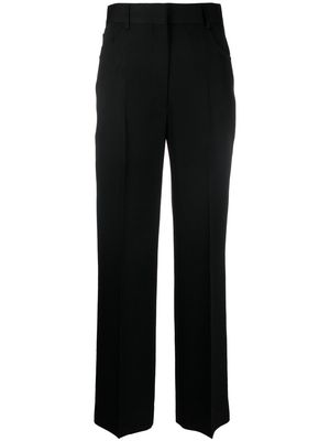 Victoria Beckham high-waisted straight-leg trousers - Black