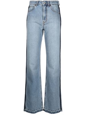 Victoria Beckham Julia high-waisted straight jeans - Blue