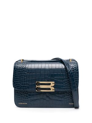 Victoria Beckham Jumbo Frame leather shoulder bag - Blue