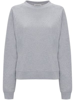 Victoria Beckham logo-print organic cotton sweatshirt - Grey